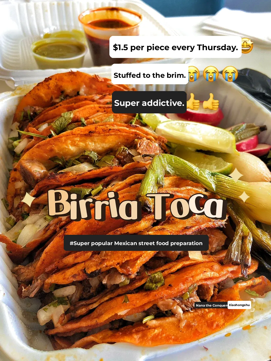 MD Food Hunt｜Juicy Birria Tacos Packed with Beef for Just $1.5!!