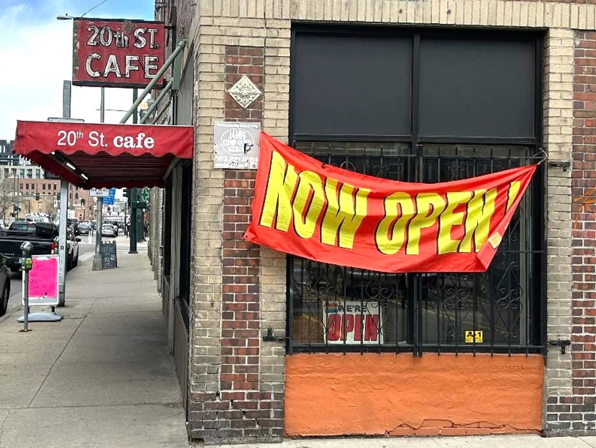 The iconic downtown breakfast spot, 20th Street Cafe, is back in business!