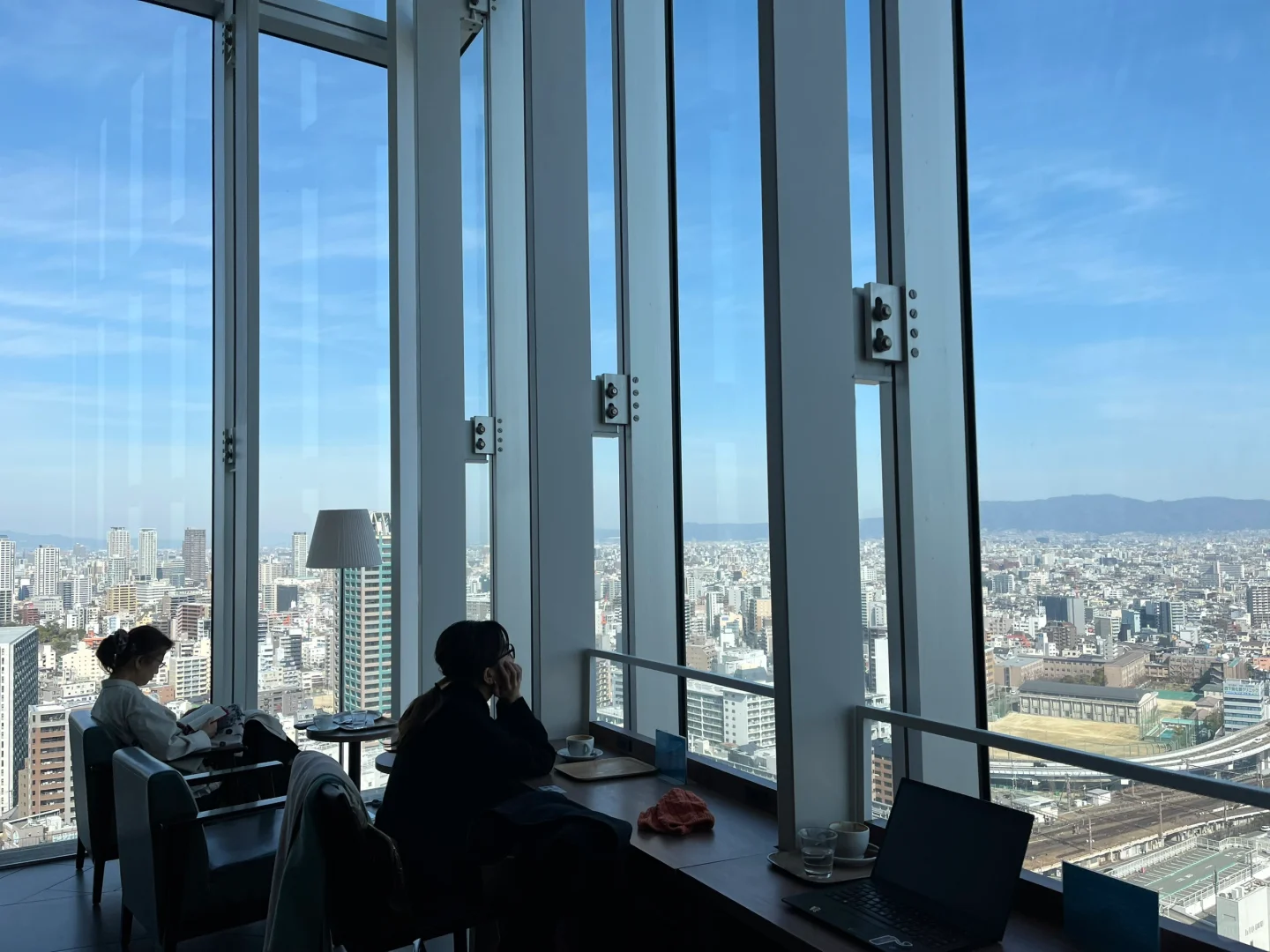 Hit up Osaka's Sky-High Café