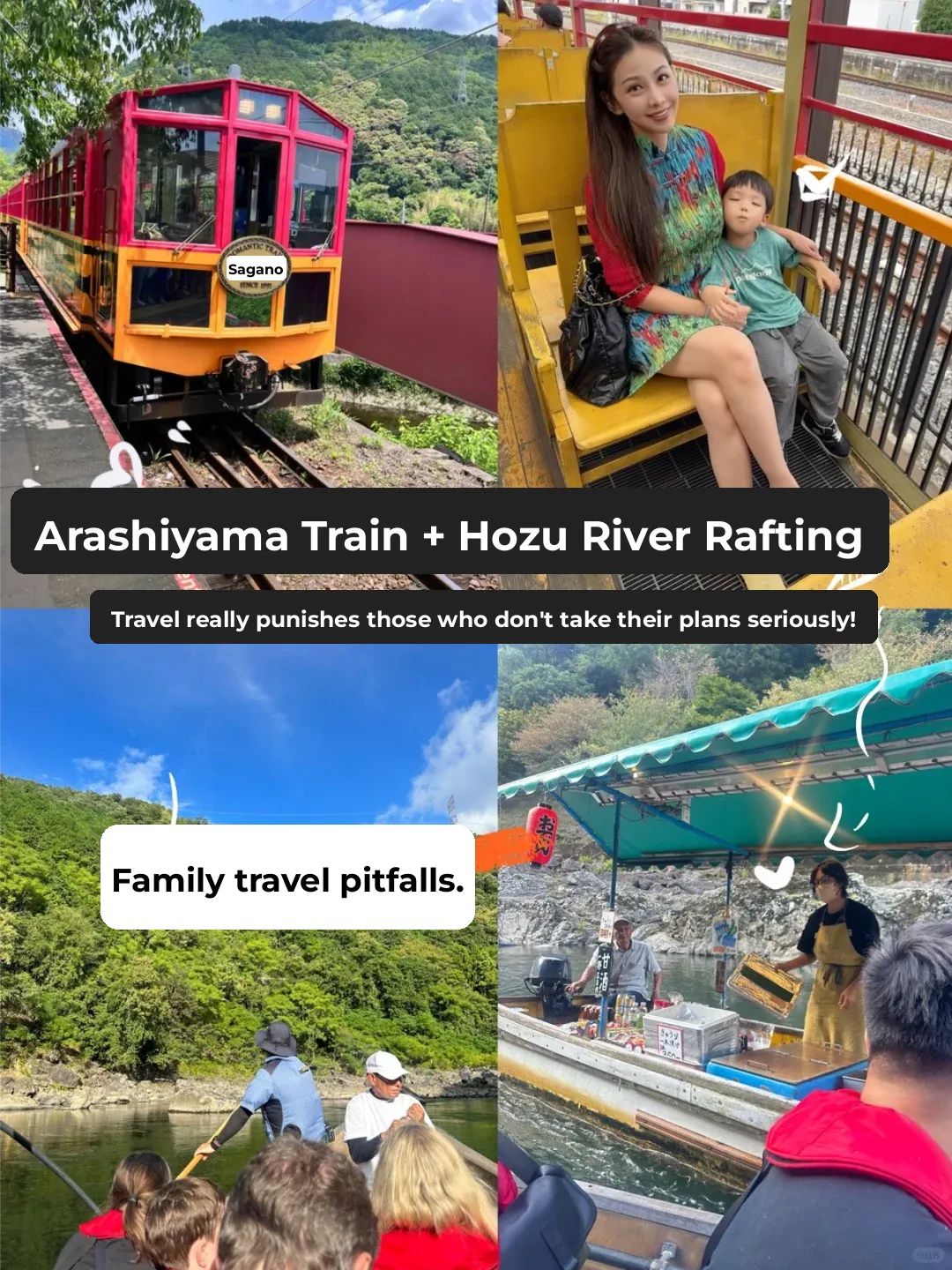 Exploring Arashiyama with Kids | Arashiyama Train ⛰️ My Pitfalls, Your Avoidance ‼️