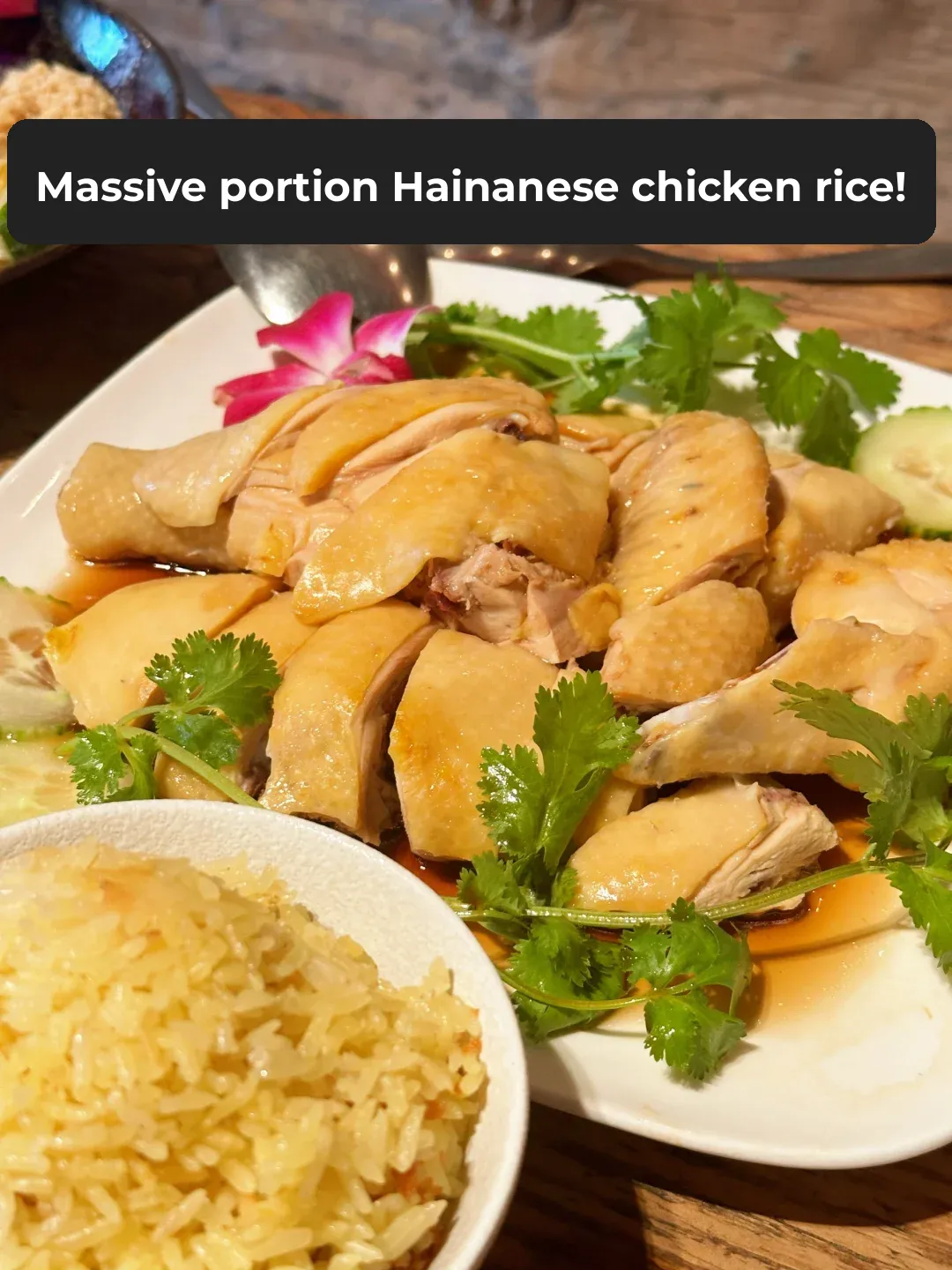New Jersey | JC Finally Has Hainanese Chicken Rice! 😭 Huge Portions, So Tasty