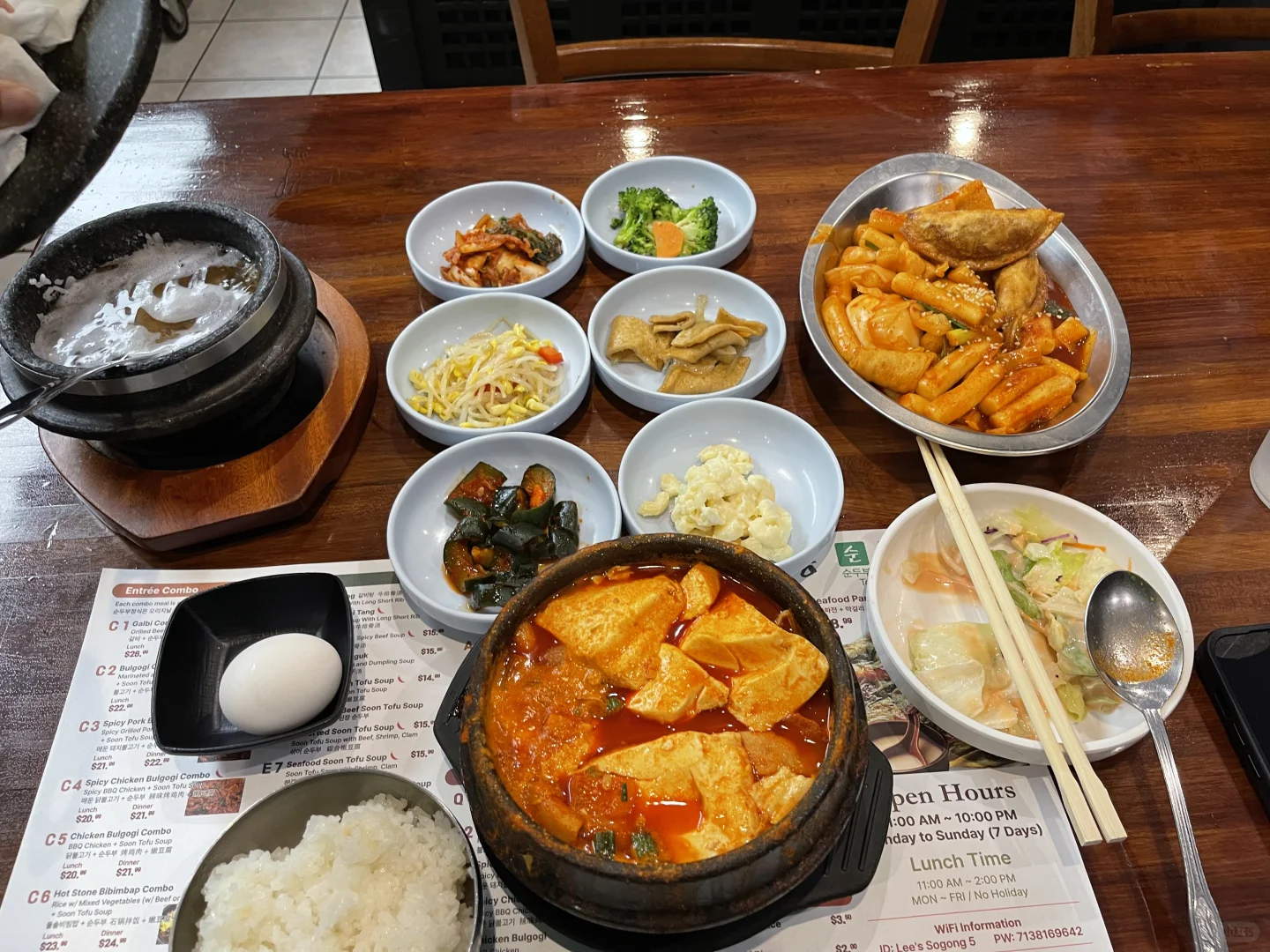 Houston Finally Cools Down – Hearty Korean Soft Tofu Stew