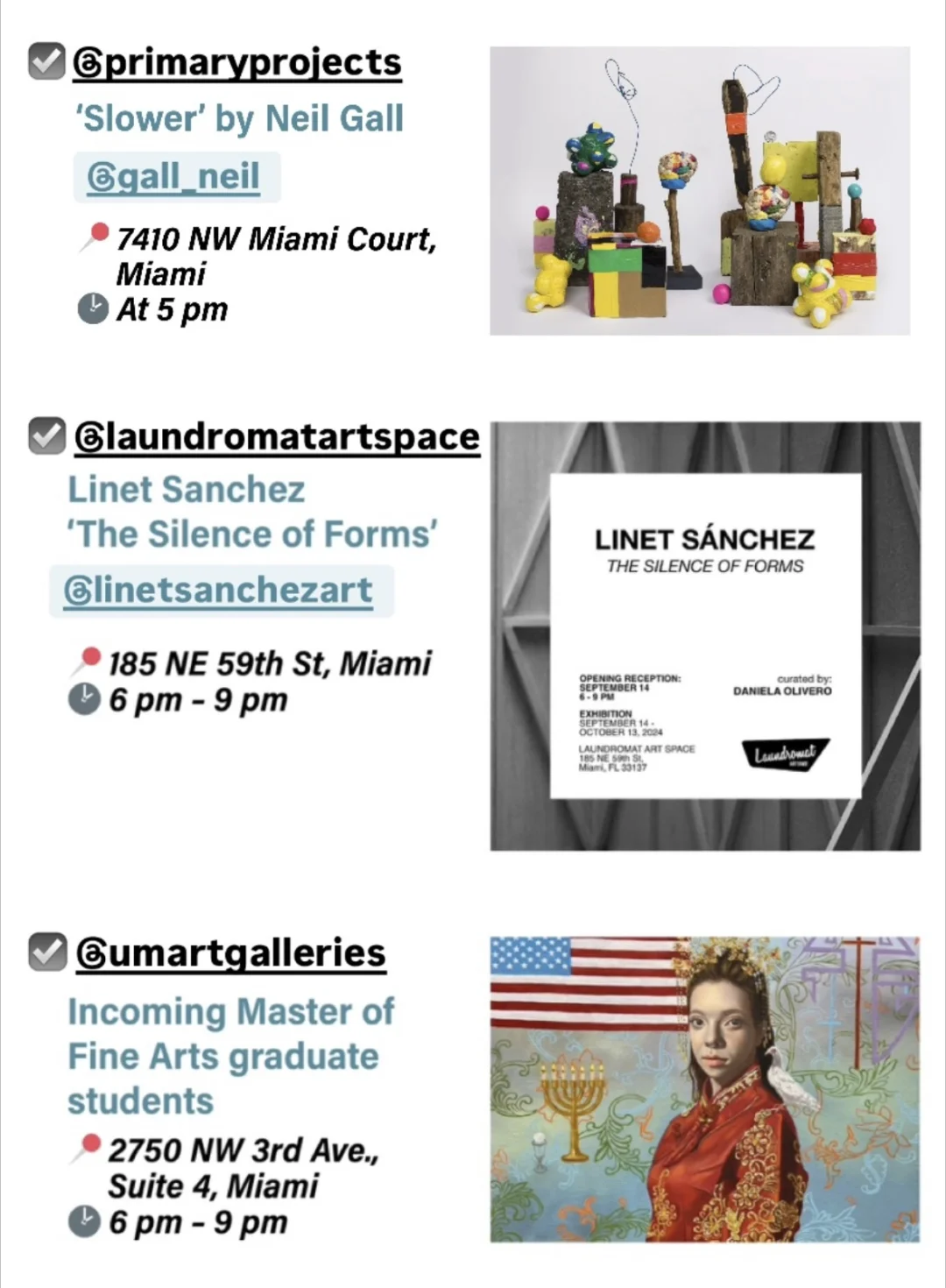 "Miami Art Exhibition | September Highlights 2"