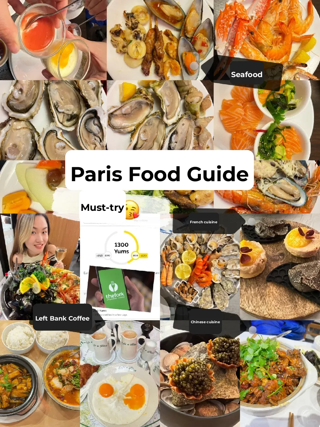 🇫🇷 Paris Food Guide | French Cuisine, Seafood, Left Bank Cafés [Must-Visit]