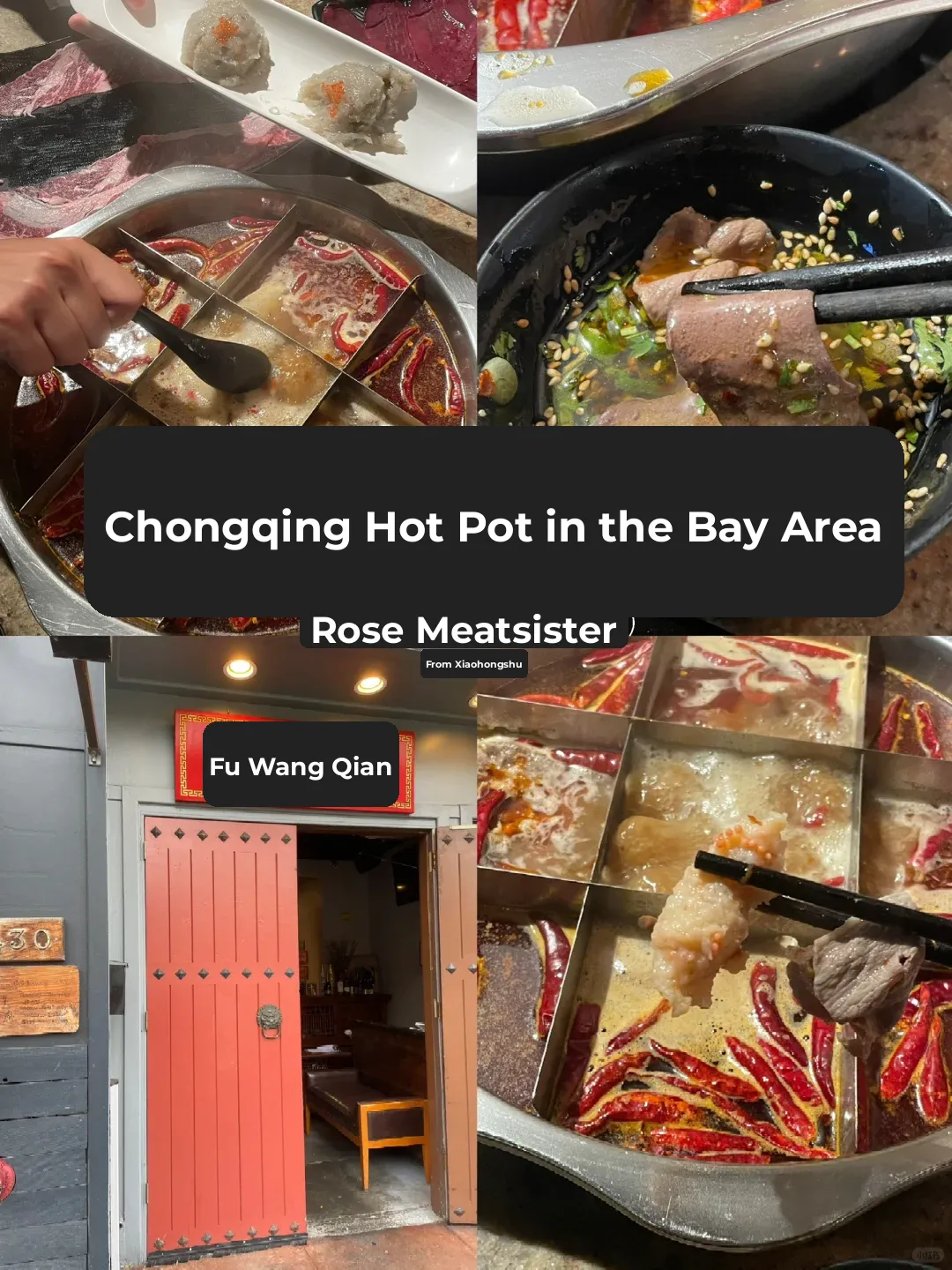San Francisco's Sichuan Hot Pot | Qianwangfu's Nine-Grid Beef Tallow Hot Pot 🔥