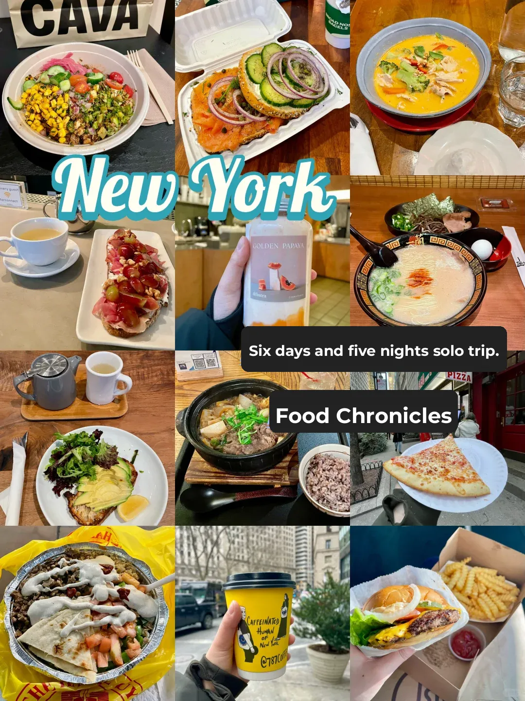 🗽 New York | A Complete 6-Day, 5-Night Solo Trip Food Diary (Part 1)