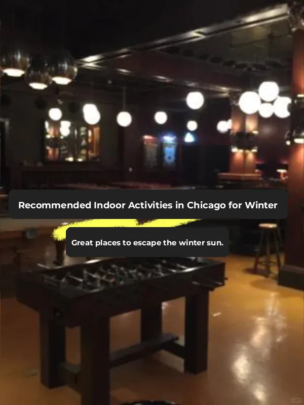 "Top Indoor Spots in Chicago to Escape the Cold ❄🏠"