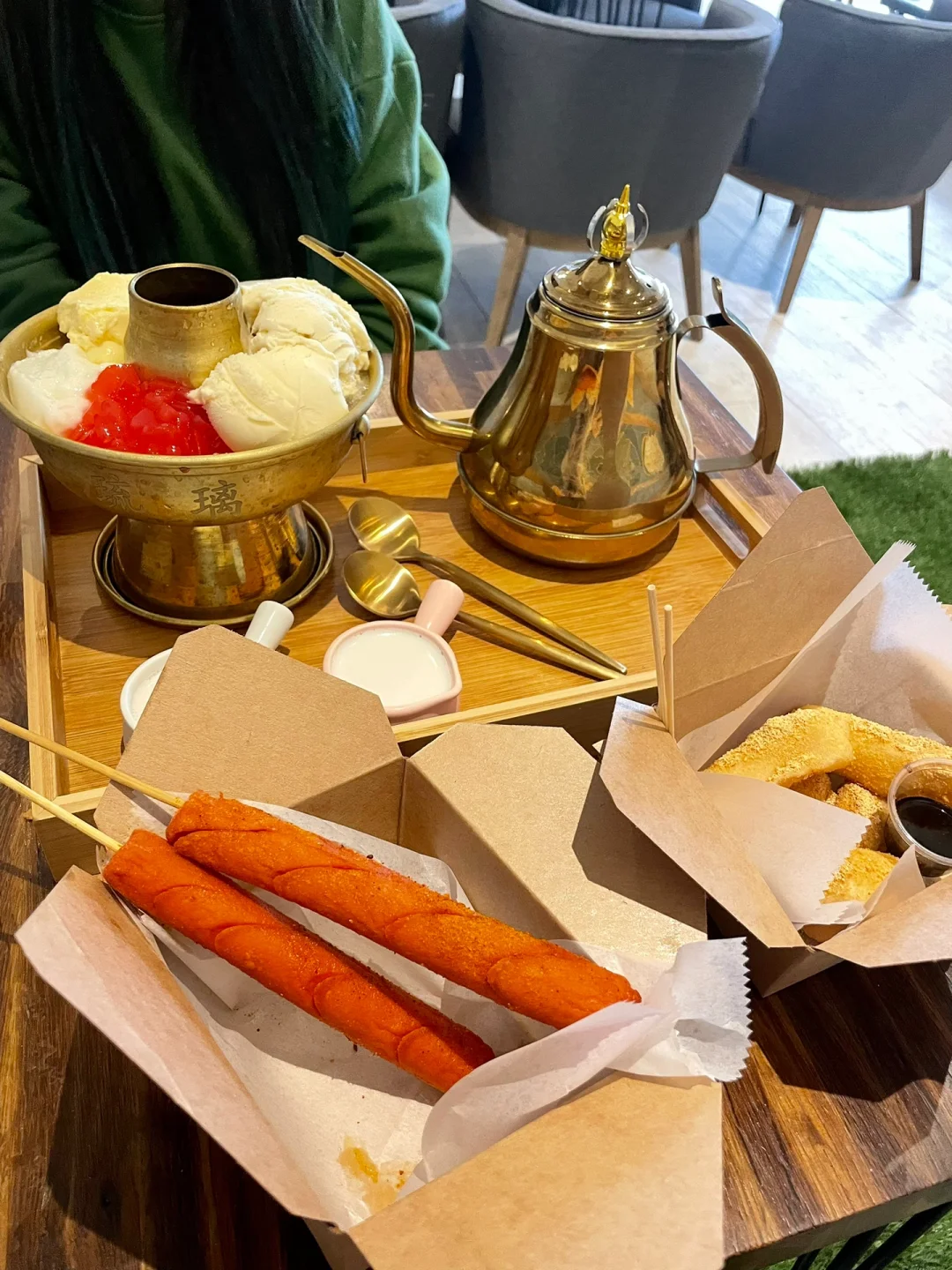 Atlanta: Bubble Tea, Hot Pot, Fried Starch Sausage, and Brown Rice Cake