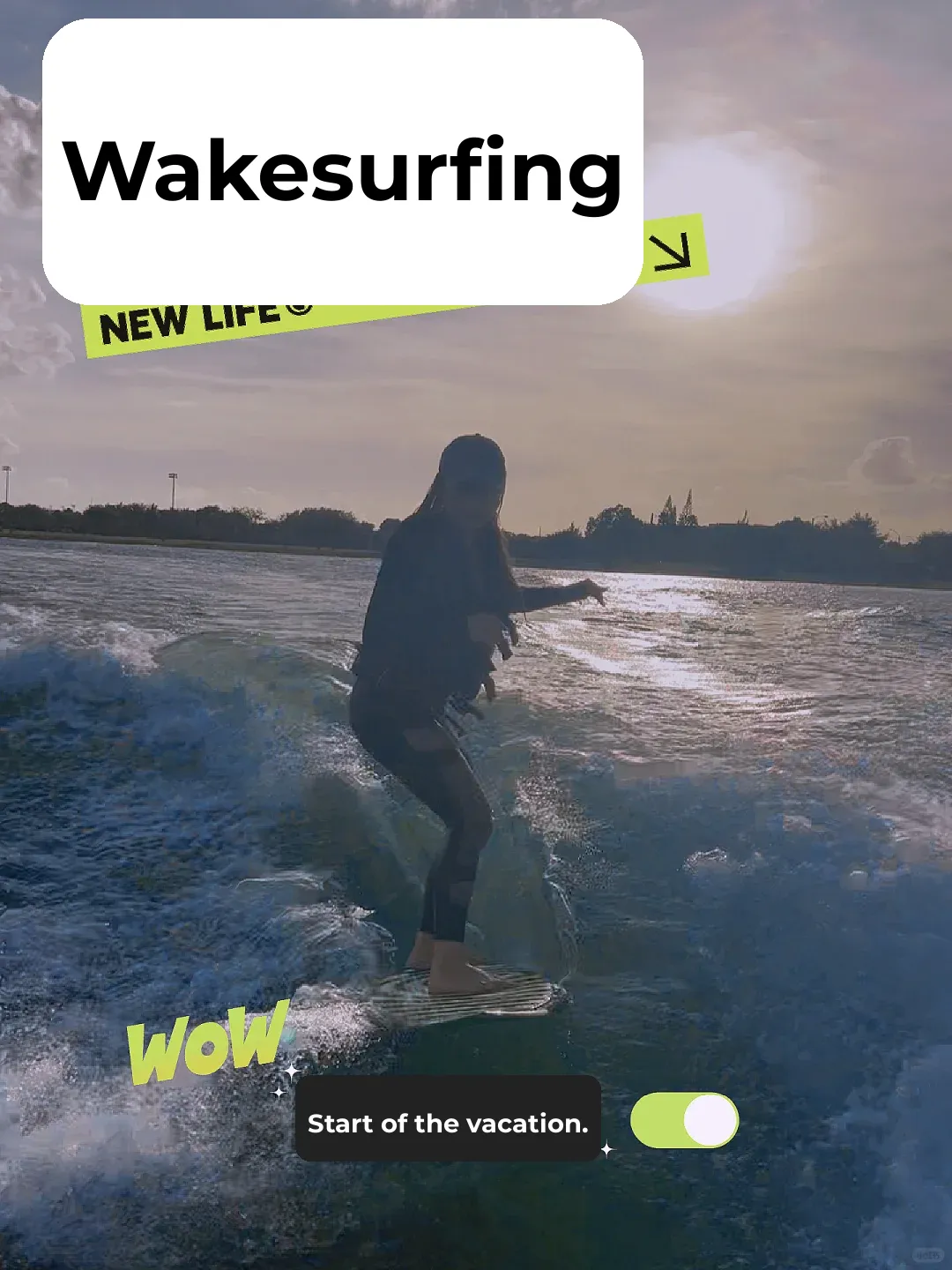 US 🇺🇸 International Student | Miami Wakesurfing 🏄