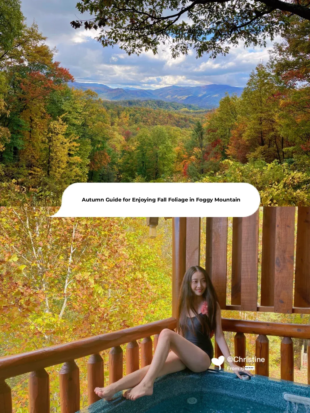 Fall Foliage Season in the Eastern US | A Guide to Enjoying Autumn in the Great Smoky Mountains 🍁 and Cozy Cabin Tips