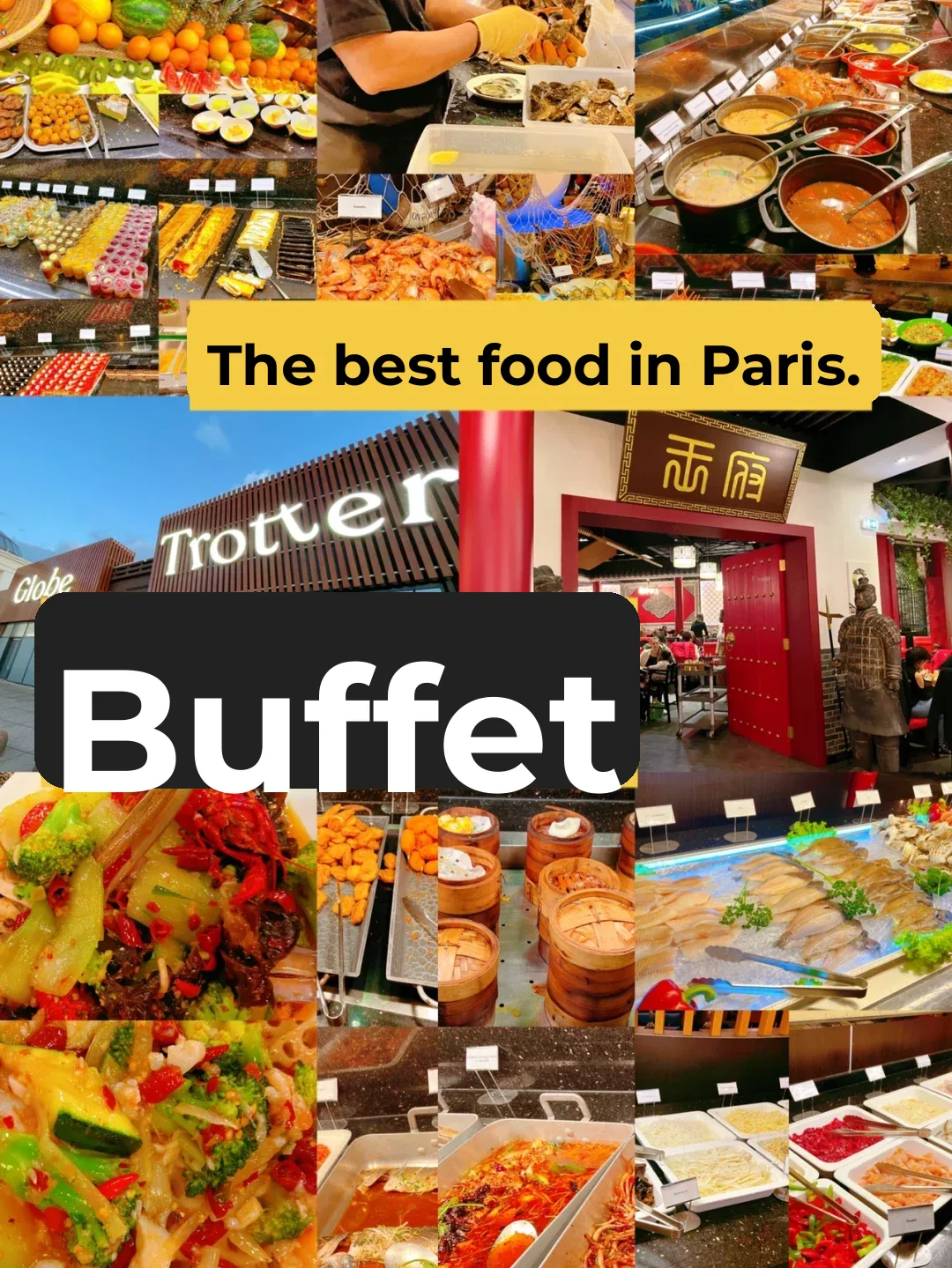 This is hands down the best buffet in Paris! Endless seafood and grilled lamb legs