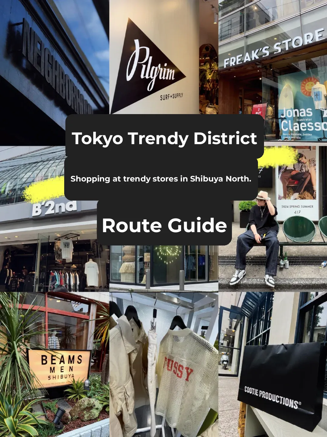 📍Shibuya, Tokyo | Must-Visit Trendy Stores | Route Guide