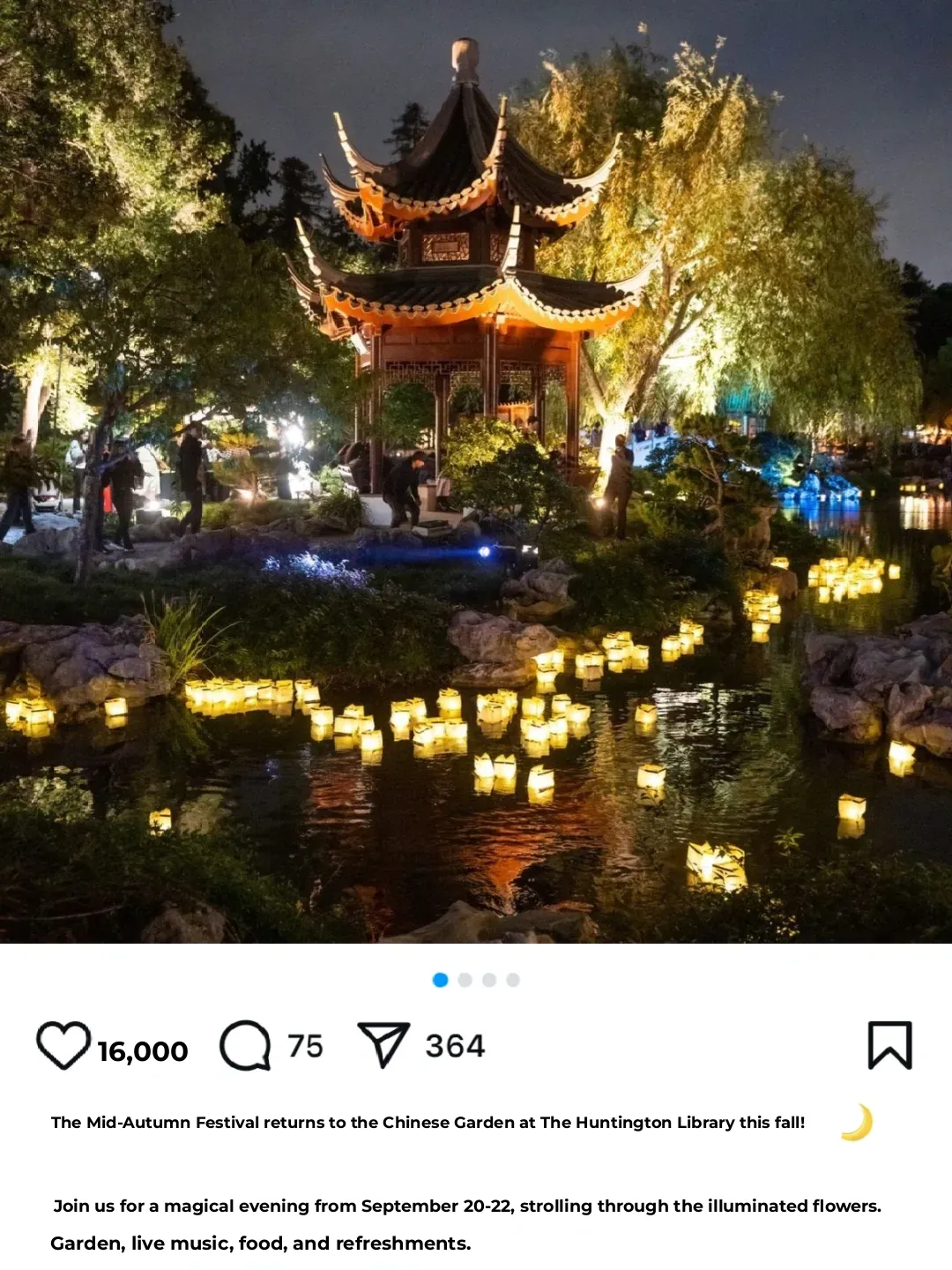 Annual Event | Don't Miss the Mid-Autumn Night Garden Tour in LA