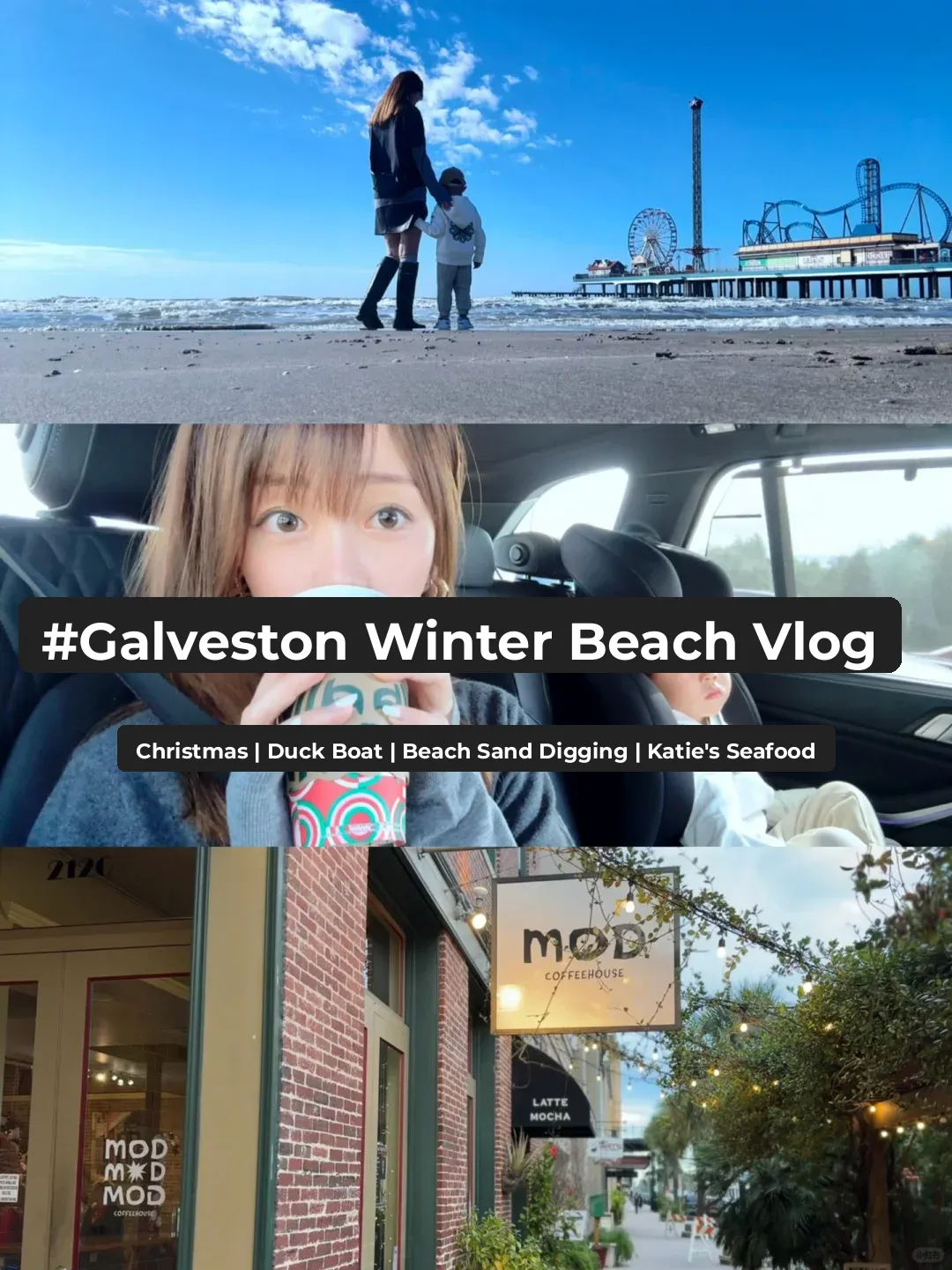 Houston | Galveston Vlog: This Charming Coastal Town is Soothing for the Soul