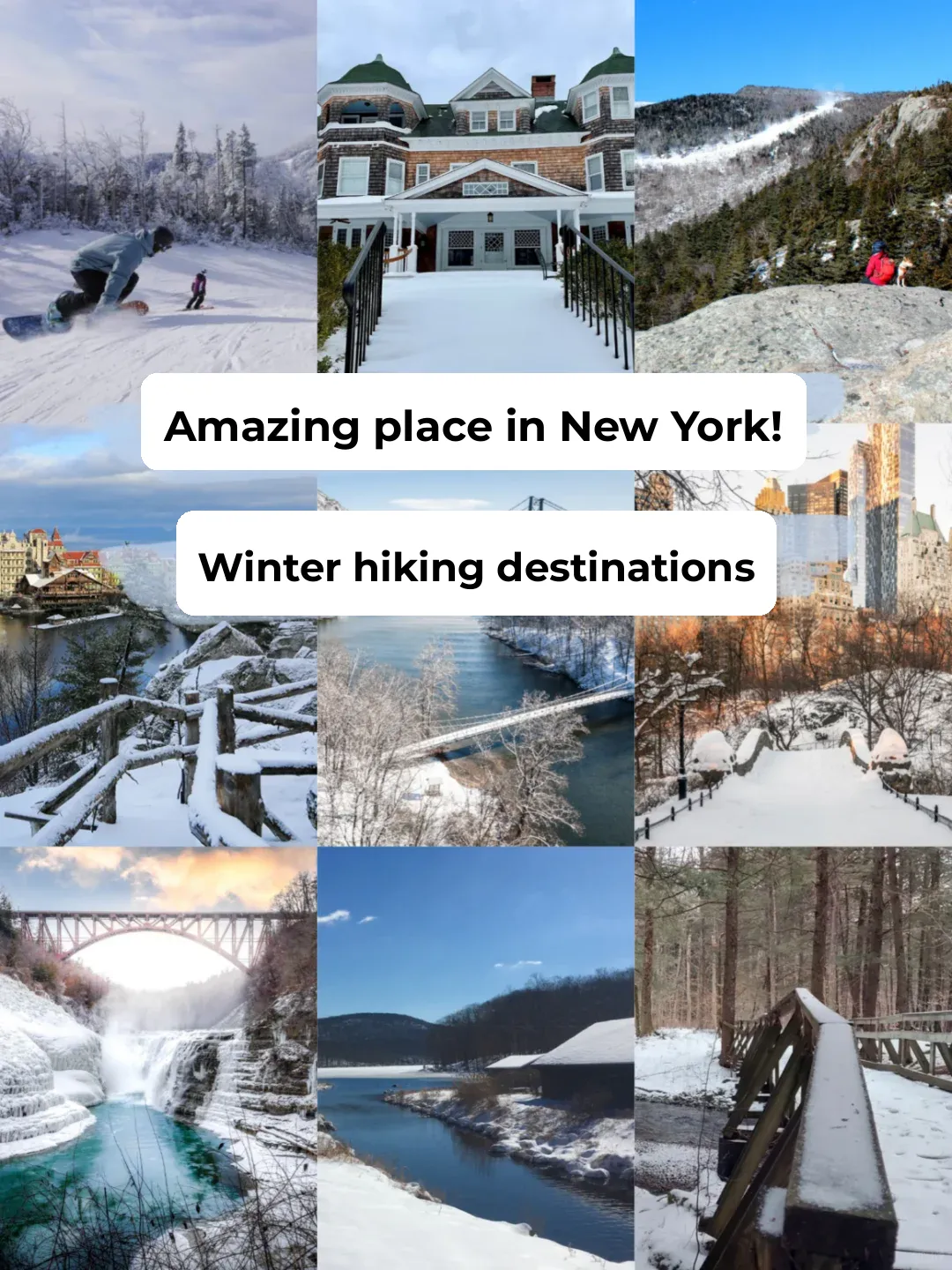 "10 Amazing Winter Hiking Spots in New York 🥾"
