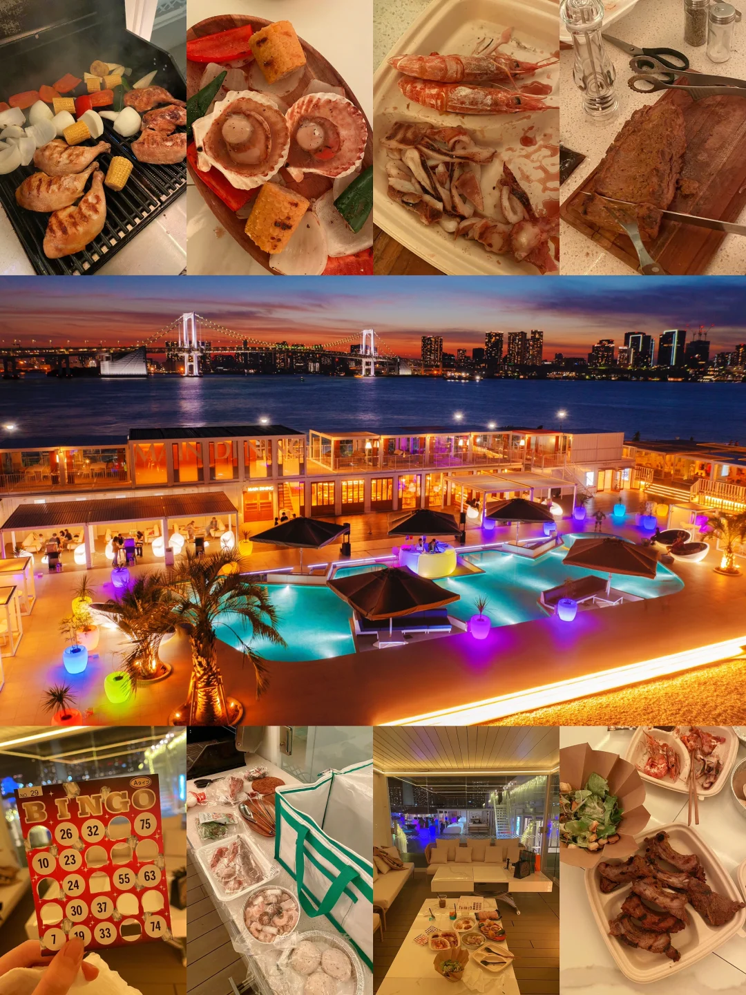 Rainbow Bridge Views at Tokyo Bay BBQ - Day 3⃣️0⃣️4⃣️ of My Food Diary
