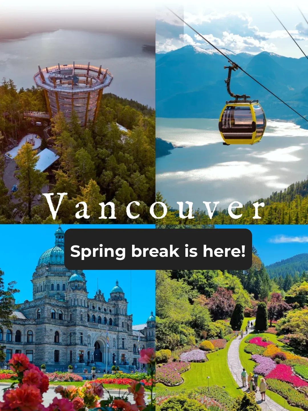 Where to Go for Spring Break? Classic Private Car Routes in Vancouver