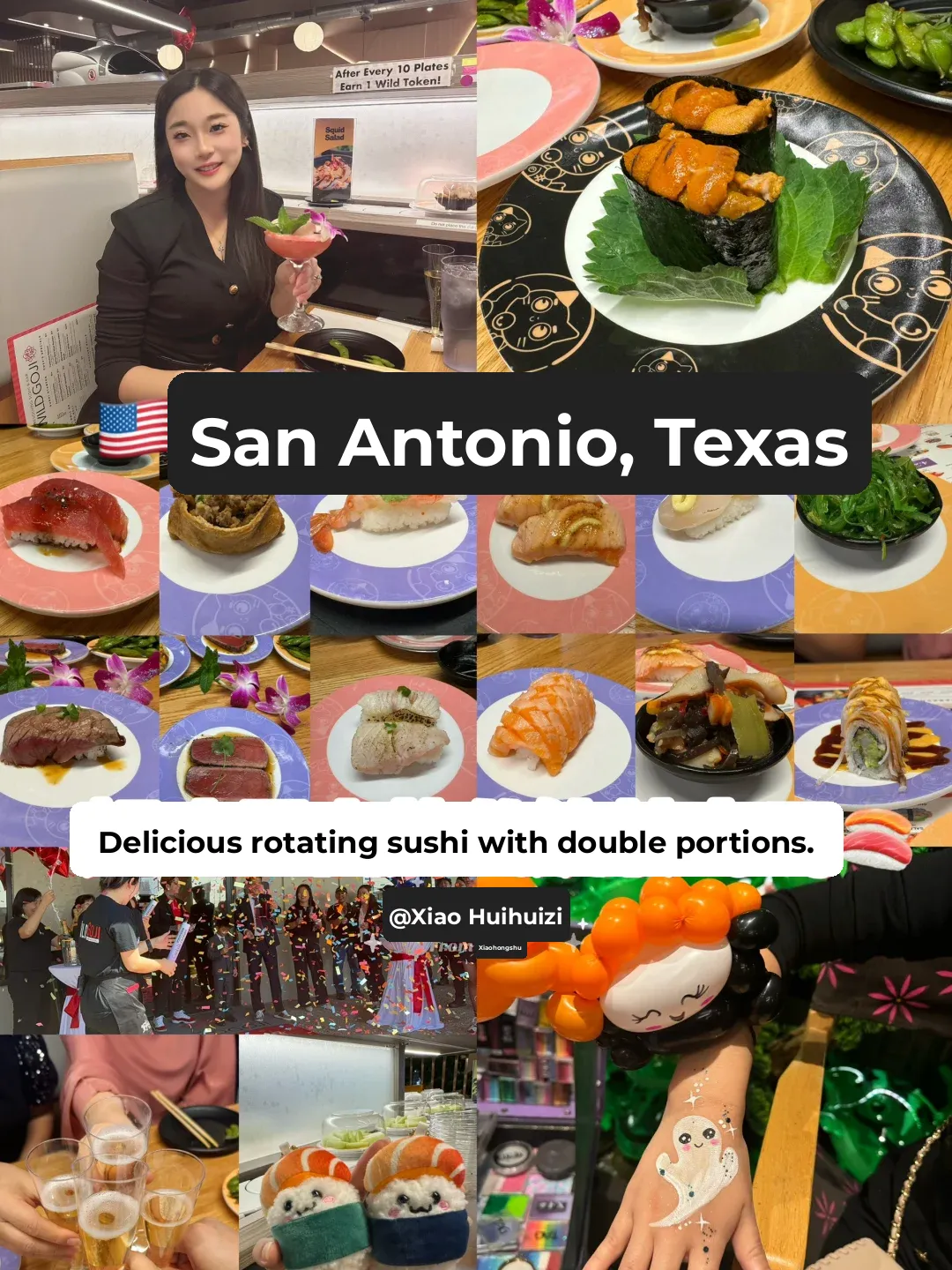 🇺🇸 San Antonio, Texas | Delicious and Instagram-Worthy Conveyor Belt Sushi