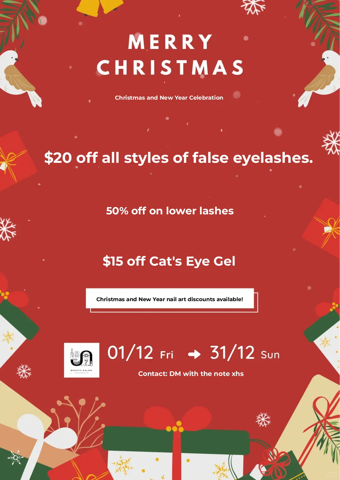 LA In-Home Nail & Eyelash Services: Holiday Specials Ongoing!