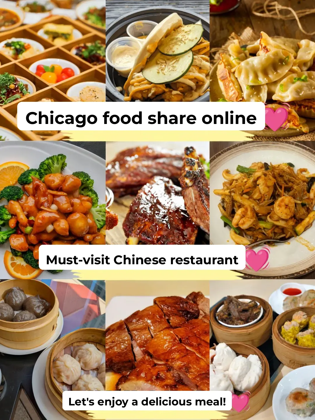 Chicago Food Share🌟 Must-Visit Chinese Restaurants!