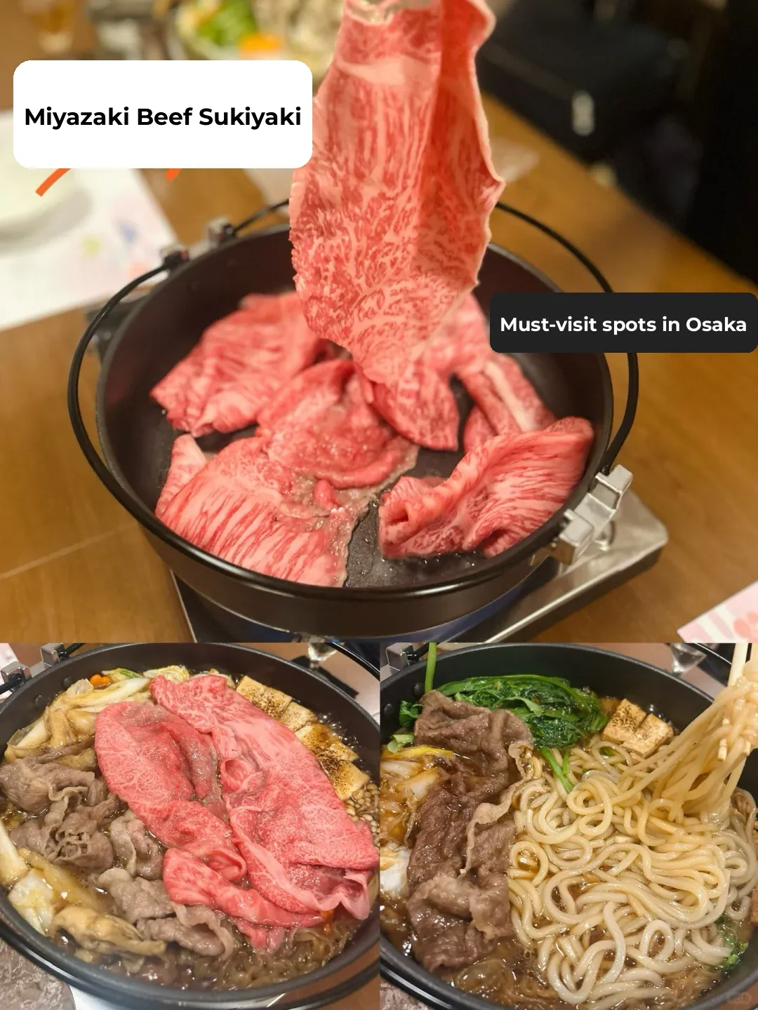 Osaka Umeda | Spotting the Hidden Gem: Miyazaki Beef Sukiyaki in the Alleys