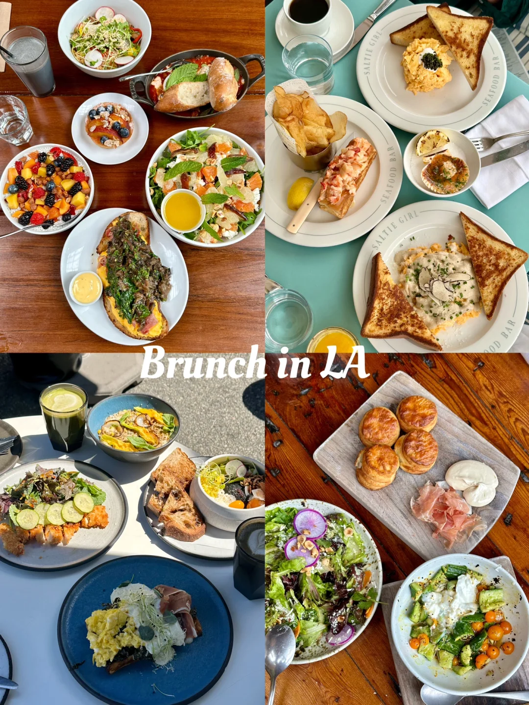 LA's Trendy Hotspots! Top 6 Brunch Spots!