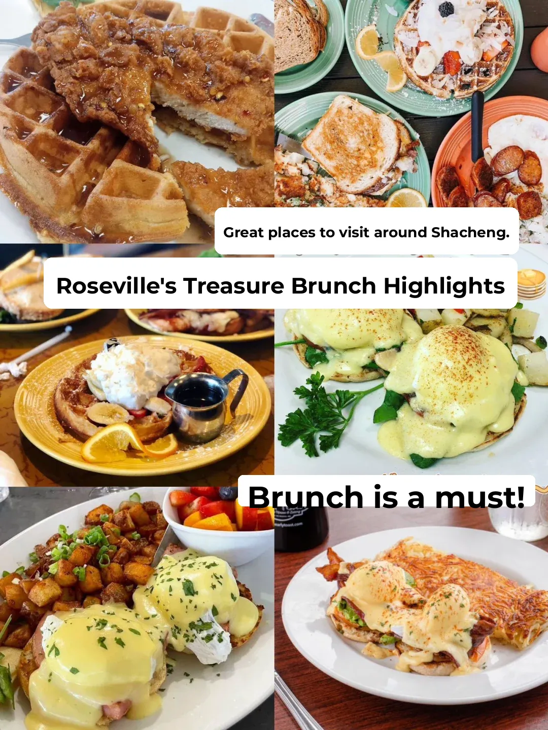Around Sacramento｜Must-Try Brunch Gems in Roseville! 🥞