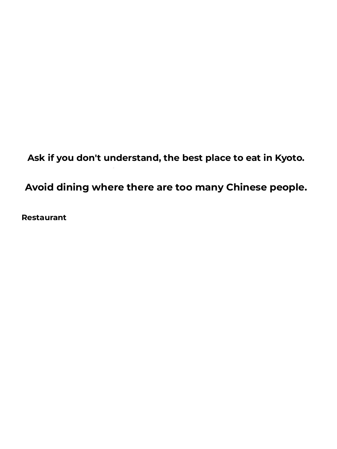 Share Your Hidden Gems in Kyoto's Dining Scene