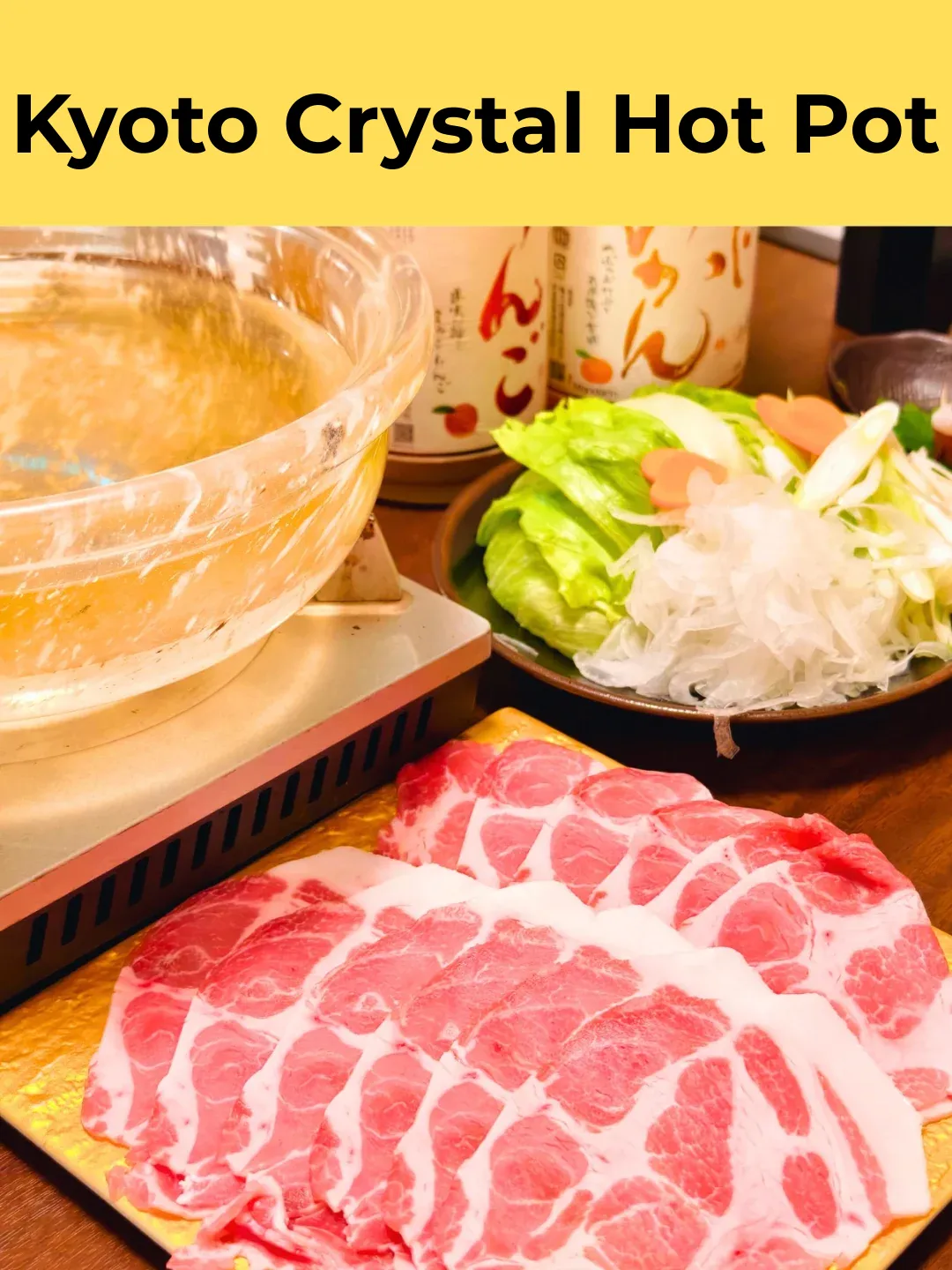 In Kyoto❗️Right in front of Yasaka Shrine❗️Get Crystal Pork Shabu-Shabu✨