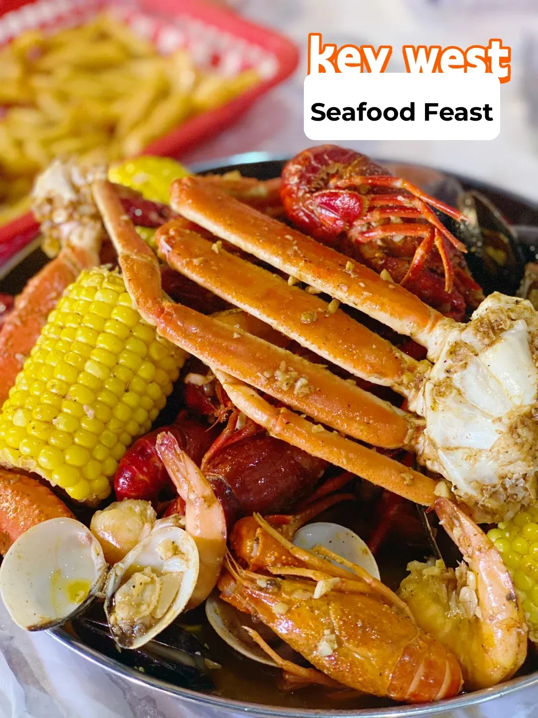 Key West Delicious Handheld Crab Seafood Feast