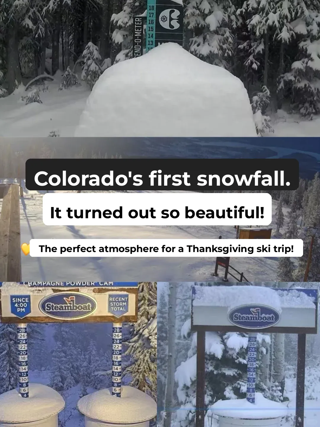 Colorado's First Snowstorm of 2024 ❄ It's Surprisingly This Stunning!!