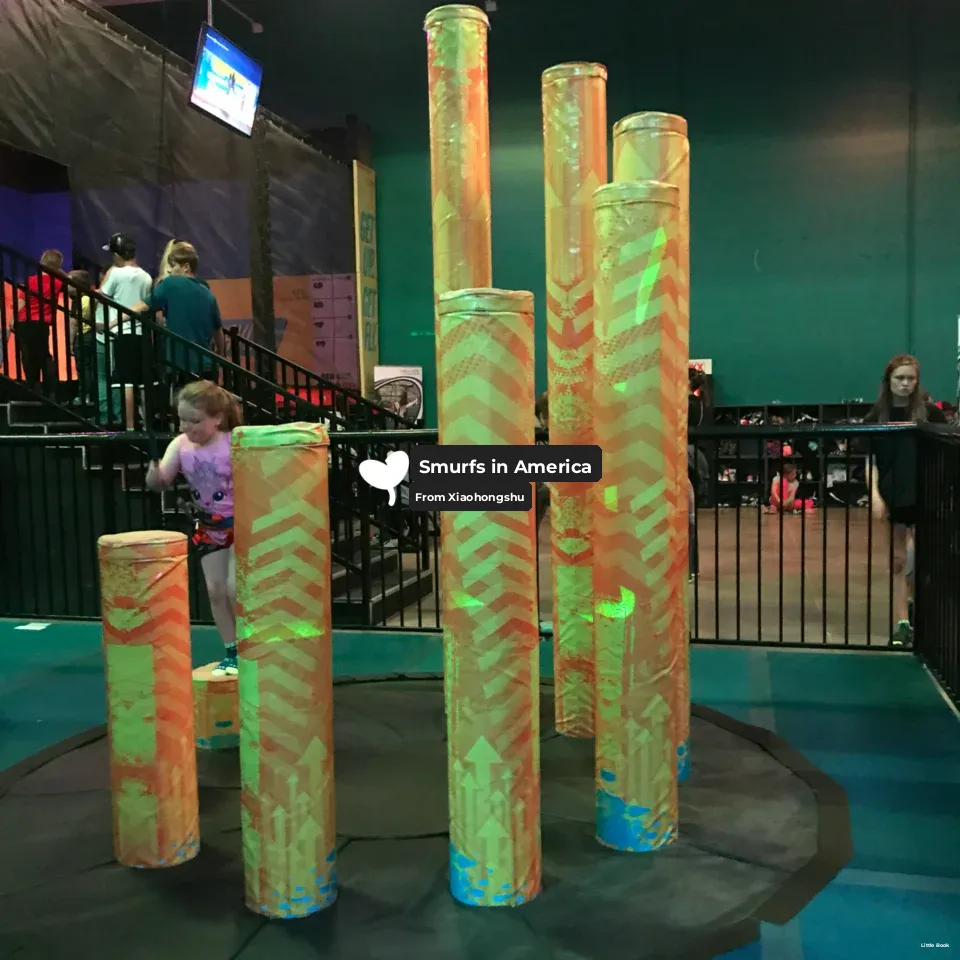 Famous American Chain Store. Bounce Away! Trampoline Park!