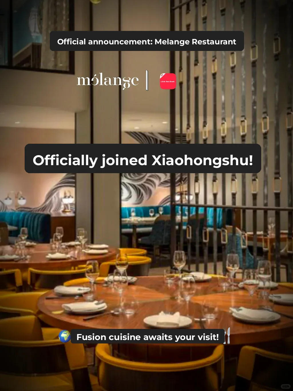 ✨Official Announcement｜Mélange Restaurant Officially Joins Little Red Book 🔥