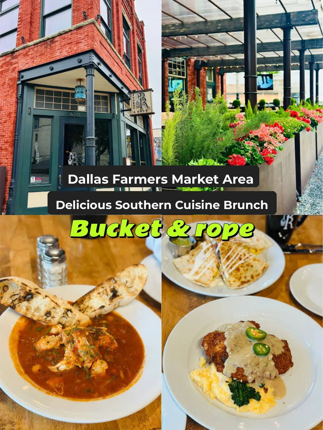 Dallas Brunch ❤️ Bucket & Rope Farmers Market