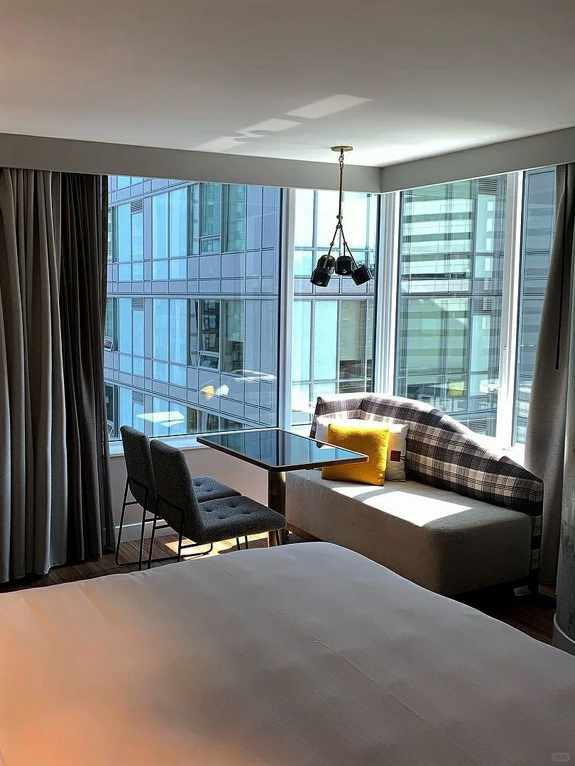The Hilton in Seattle is absolutely amazing! You guys have to stay there!