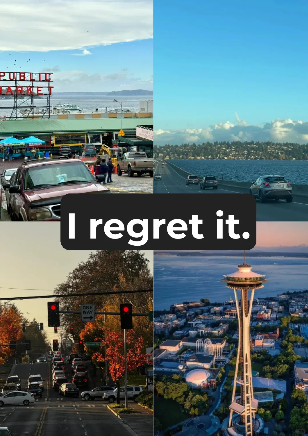 To be honest, I regret going to Seattle now 🤬