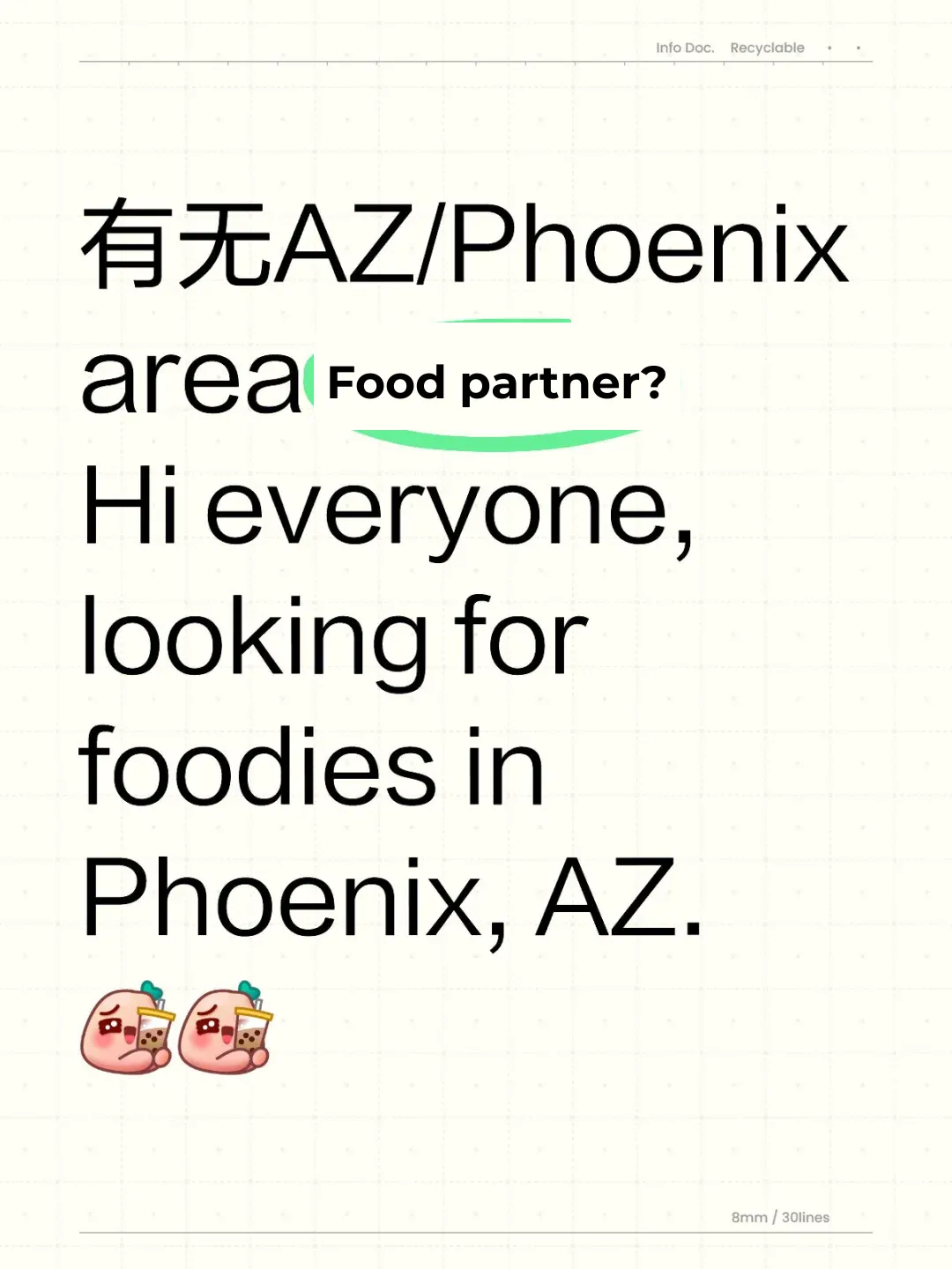 Foodies/Food Buddies