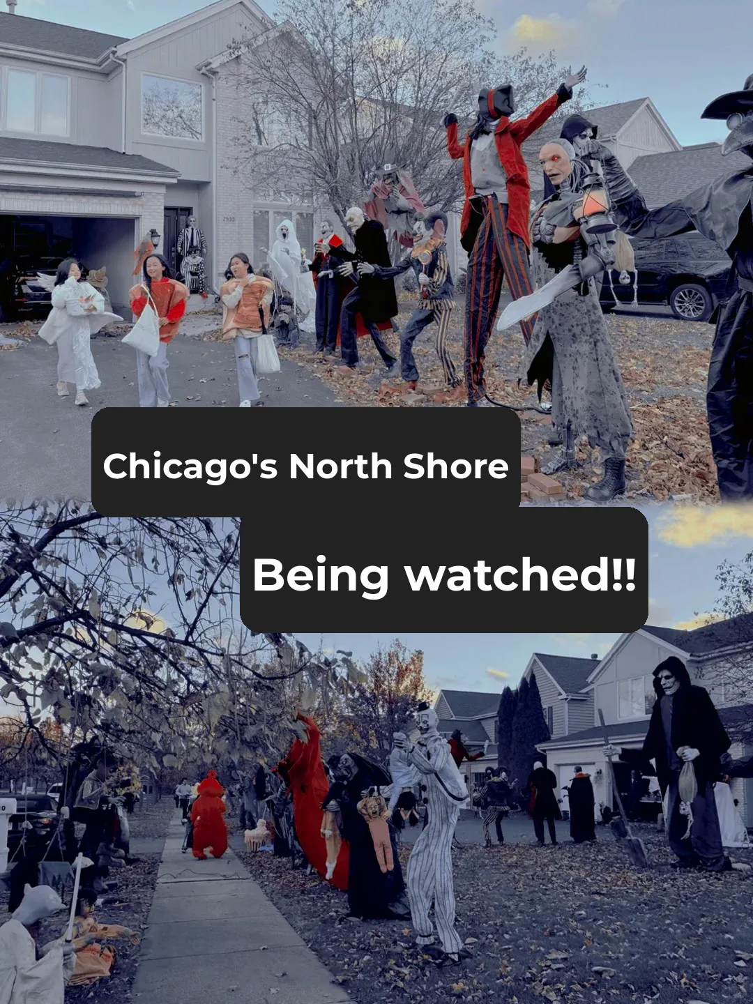 Chicago North Suburbs｜👻 Totally Shocked by the Crowd Staring at Us 😱
