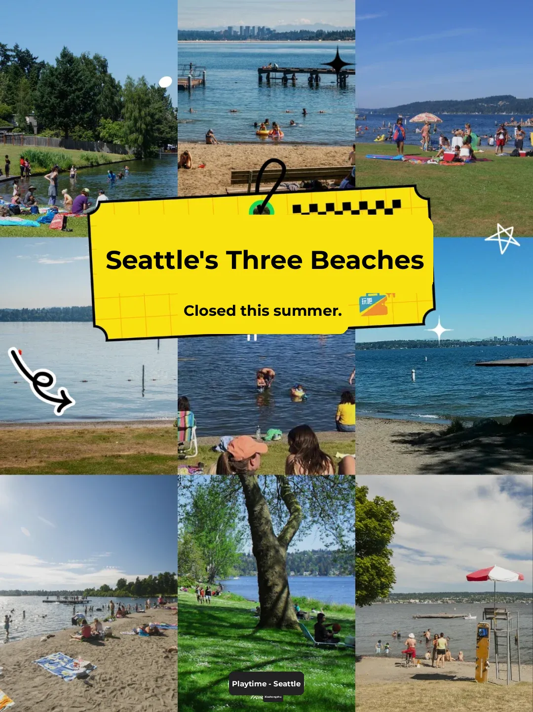 Seattle's 3 Swimming Beaches Closed This Summer 🌊 6 Others Remain Open