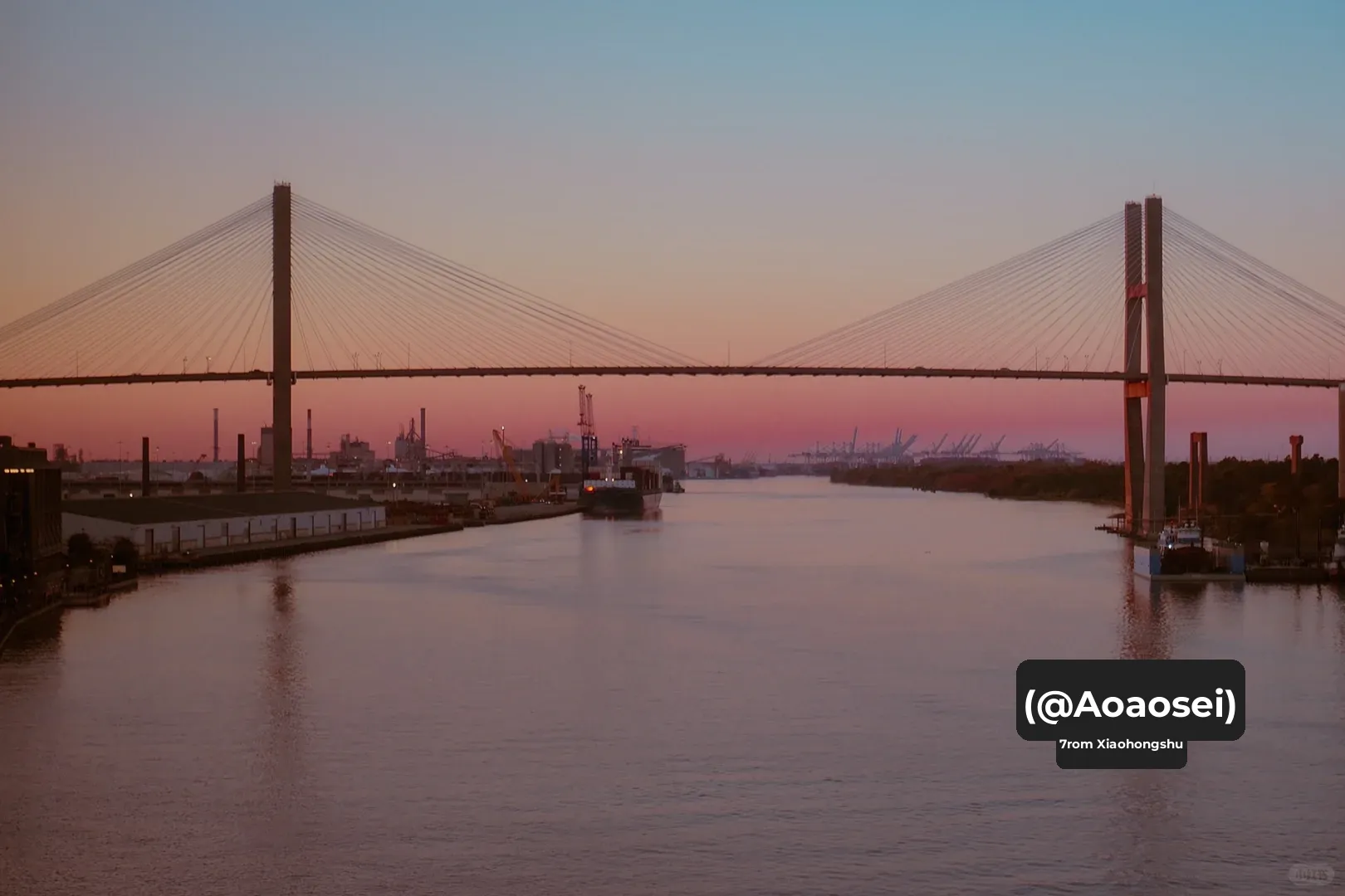 🍑Savannah🍯 | Breathtaking Sunset and the Cat-Eye Bridge on River St
