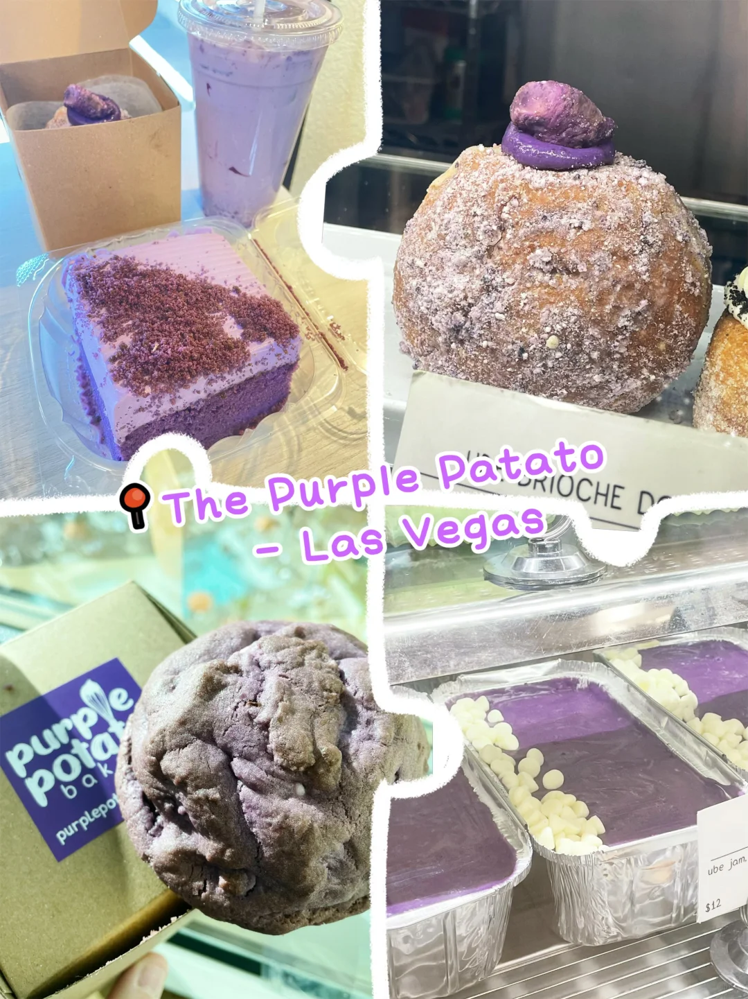 Las Vegas | Dessert Recommendation - Got Completely Enchanted by the Purple Sweet Potato Treats  

Explanation:  
- "吃迷糊了" is a colloquial expression that conveys being so delighted or overwhelmed by the taste that one feels a bit dazed or enchanted. "Got completely enchanted" captures this sentiment in a natural and engaging way.  
- "紫薯" is translated as "purple sweet potato," which is the most accurate and commonly used term in English.  
