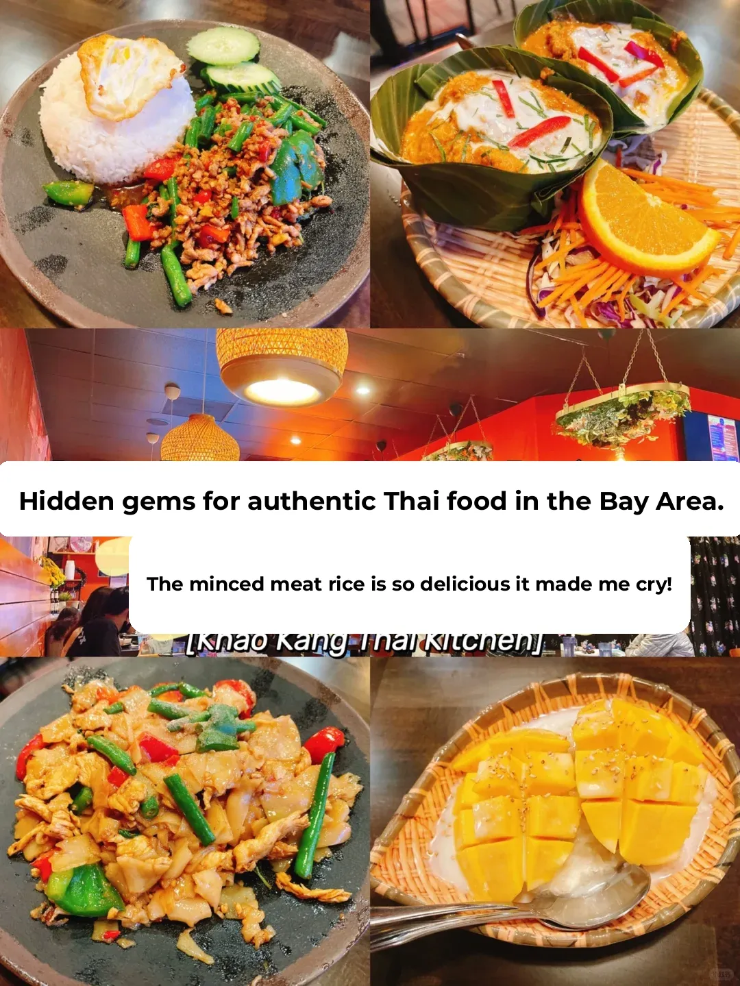 Bay Area Eats | Hidden Gem Thai Delight – The Pork Minced Rice is a Must-Try!