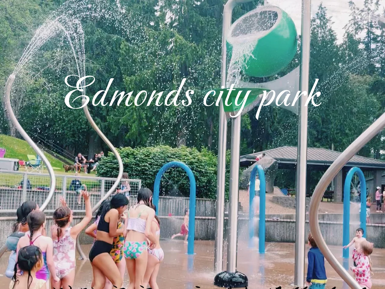 Edmonds City Park - Water Play in Seattle