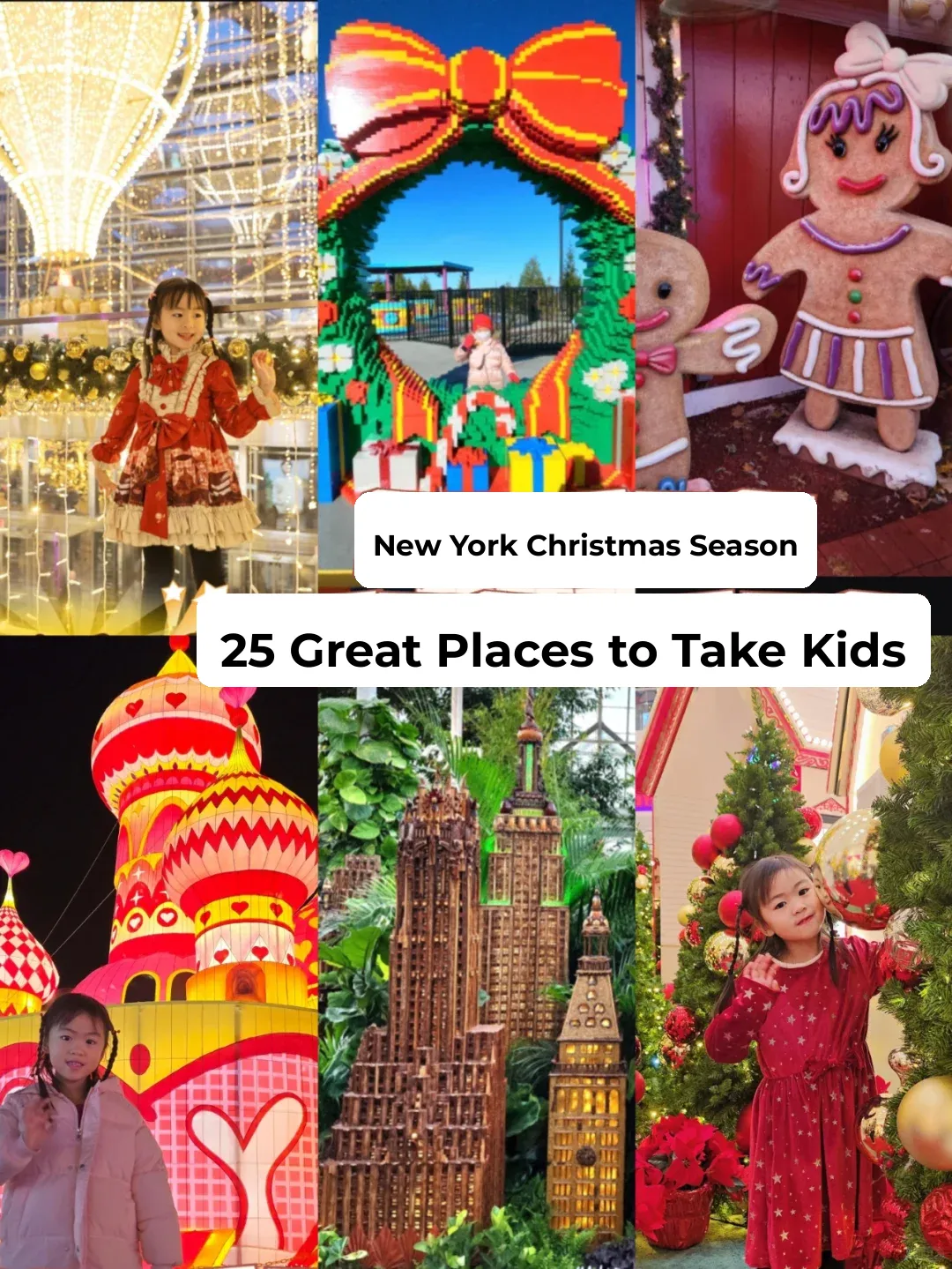 "25 Best Spots to Take Your Kids in NYC During Christmas Season! Half of Them Are Free!"