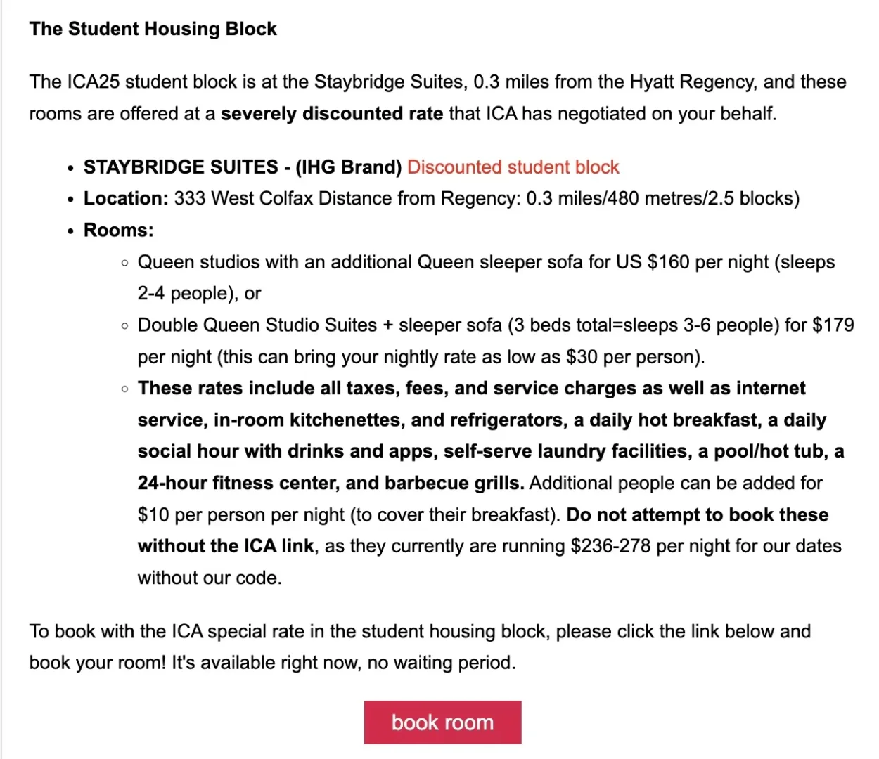 🆘 ICA 2025 Denver, USA Roommate Search