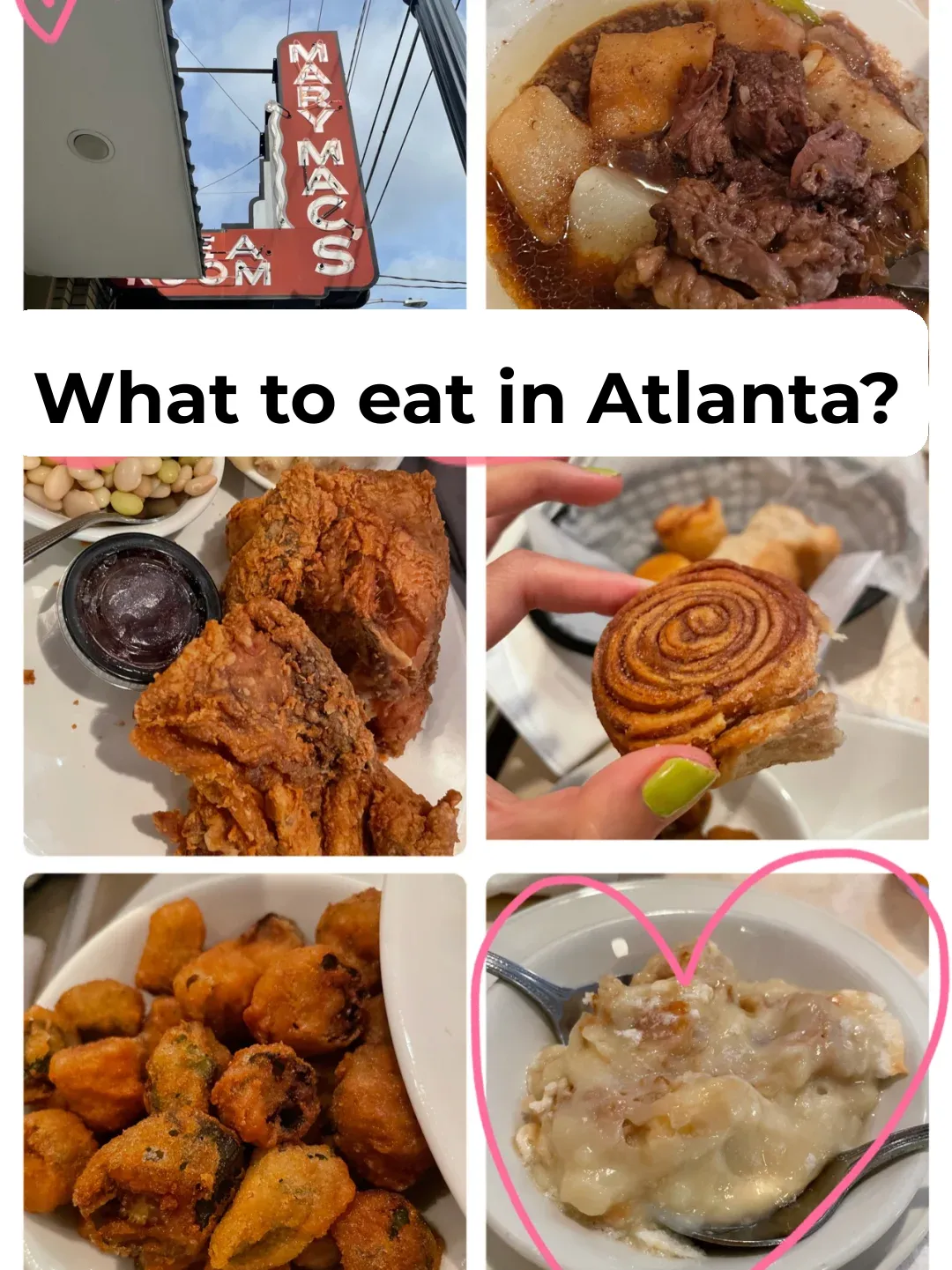 "What to Eat in Atlanta? Foodies, Take Note!! Must-Try Spots 🌟🔥"