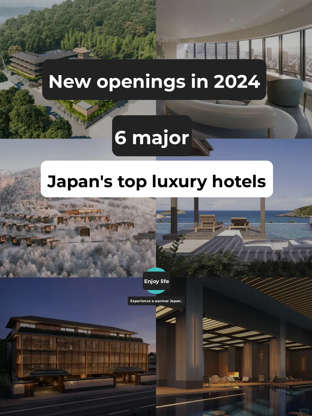 2024 New Openings! Japan's Top 6 Luxury Hotels!