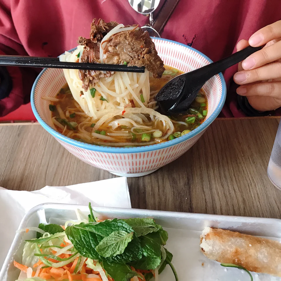 New York Eats: All for This Bowl of Homemade Spicy and Sour Pork Chop Noodles!