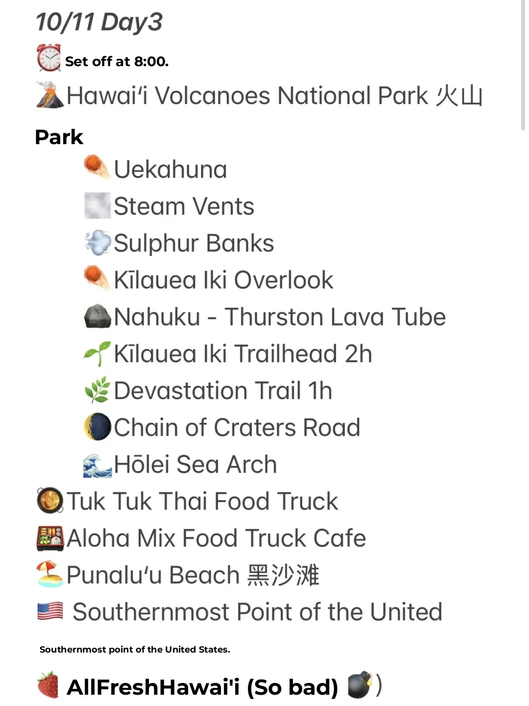 Hawaii Travel Guide🔖6 Days to Explore the Big Island – The Most Comprehensive Itinerary✔️