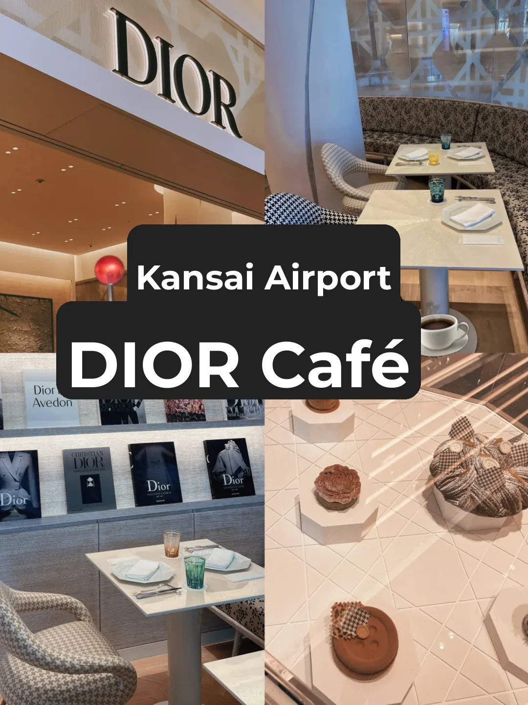Must-Visit Dior Café at Kansai Airport Terminal 1 ☕️